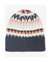 Craster Beanie - Navy / Pink Rust