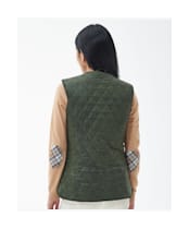 Women's Barbour Markenfield Liner - Olive / Natural