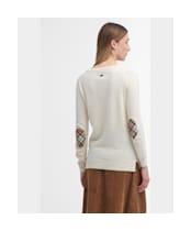 Women’s Barbour Pendle Crew Knit Sweater - ECRU/HESSIAN TAR