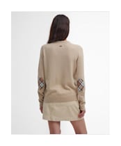 Women’s Barbour Pendle Cardigan - HONEY/HESSIAN TA