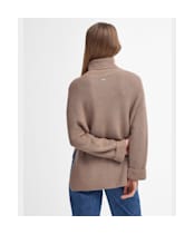 Women’s Barbour Stitch Cape Jumper - Honey