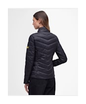 Women's Barbour International Aubern Quilted Jacket - Black