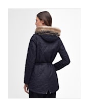 Women's Barbour International Enduro Quilted Jacket - Navy