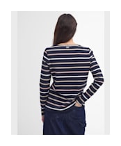 Women’s Barbour Hawkins Top - NAVY STRIPE 12