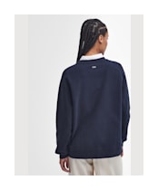 Women's Barbour Northumberland Sweatshirt - Navy / Cloud