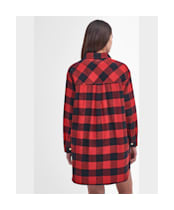 Serova Overshir - Scarlet Check