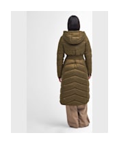 Women's Barbour International Track Line Quilted Jacket - Empire Green