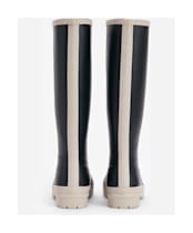 Women’s Barbour Abbey Tall Wellington Boots - Black / White Pepper
