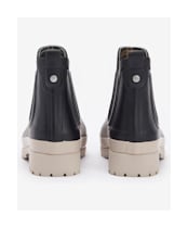 Women's Barbour Mallow Chelsea Wellington Boots - Black / White Pepper