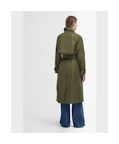 Women's Barbour Marie Showerproof Jacket - Dark Moss / Ancient Tartan