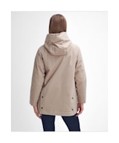 Women's Barbour Winter Beadnell Waterproof Jacket - Sand Dune / Classic