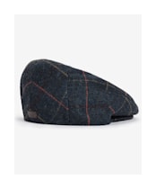 Men’s Barbour Wilkin Flat Cap - Navy Herringbone