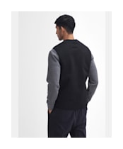 Men's Barbour Warm Pile Waistcoat / Zip-In Liner - Black