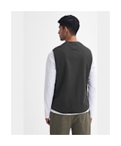 Men's Barbour Warm Pile Waistcoat / Zip-In Liner - Sage