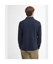 Men's Barbour Long Sleeve Corpatch Polo Shirt - NAVY/BLUE GRANIT