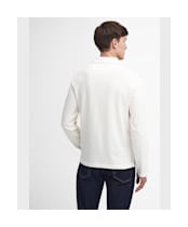 Men's Barbour Long Sleeve Corpatch Polo Shirt - Whisper White