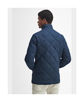 Men's Barbour Winter Chelsea Quilted Jacket - NAVY/GREENLOCH T