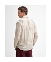 Men's Barbour Bank Check Shirt - Merlot