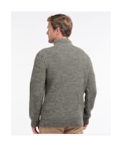 Men's Barbour New Tyne Half Zip Sweater - Derby Tweed
