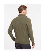 Men's Barbour Nelson Half Zip Sweater - Seaweed