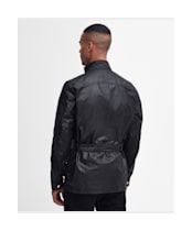 Men's Barbour International Union Jack Waxed Jacket - Black