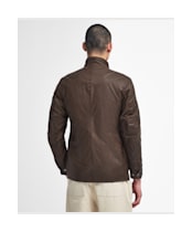 Men's Barbour International Duke Waxed Jacket - Bark