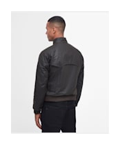 Men's Barbour International Steve McQueen Merchant Waxed Jacket - Olive