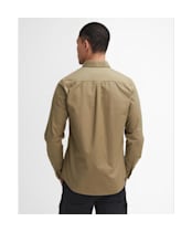 Men's Barbour International Kinetic Shirt - Bleached Olive