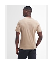 Men's Barbour International Small Logo Tee - Timberwolf
