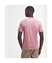 Men's Barbour International Small Logo Tee - Granite Pink