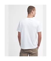 Camo Block Tee - White