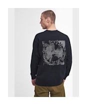 Ls Mapped Tee - Black