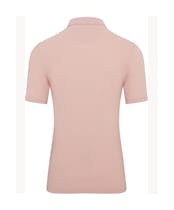 Men's Barbour Lightweight Short Sleeve Sports Cotton Polo Shirt - Pink Quartz
