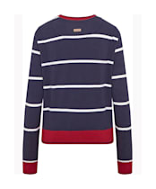 Women's Ariat Tedstock Crew Neck Sweatshirt - Navy / White