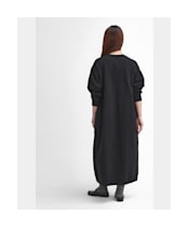 Women's Barbour Bede Oversized Maxi Sweatshirt Dress - Black