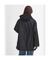 Women's Barbour Beaufort Waxed Jacket - Black / Modern Tartan