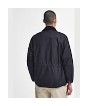 Men's Barbour International Boyer Waxed Jacket - Black