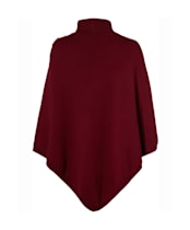 Women's Holland Cooper Roll Neck Knitted Cape - Wine