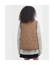 Cecily Gilet - Beige / Sky Dress Tartan