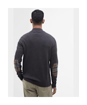 Men’s Barbour Avoch Half Zip Sweater - CHARCOAL MARL 2