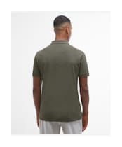 Men's Barbour International Essential Polo - Uniform Green