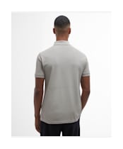Men's Barbour International Essential Polo - Concrete