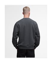 Men's Barbour International Formula Oversized Crew Sweatshirt - Oyster Grey