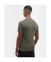 Men's Barbour International Small Logo Tee - Uniform Green