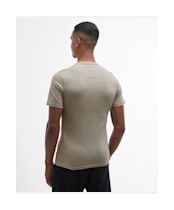 Men's Barbour International Small Logo Tee - Concrete