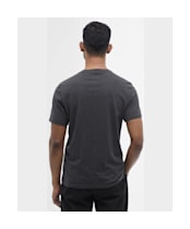 Men's Barbour Ancroft Tartan Cotton T-Shirt - Charcoal Marl
