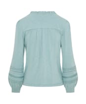Women's Lily & Me Bette Blouse - Duckegg