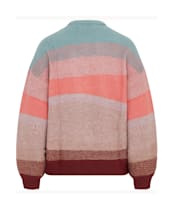 Women's Lily & Me Nancy Colour Block Cardigan - Mulberry
