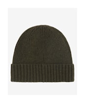 Men's Barbour Carlton Beanie Hat - Dark Green