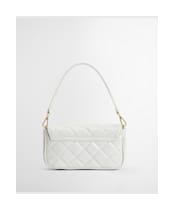 Women's Barbour International Quilted Mini Soho Crossbody Bag - Gloss Silver Birch